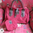 Red Travel Bag and accessories bag