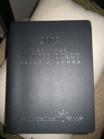 Personal Prayer Diary& Daily Plannner 2009