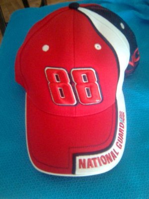 Army National Guard Racing Cap, keychain, decal and a poster