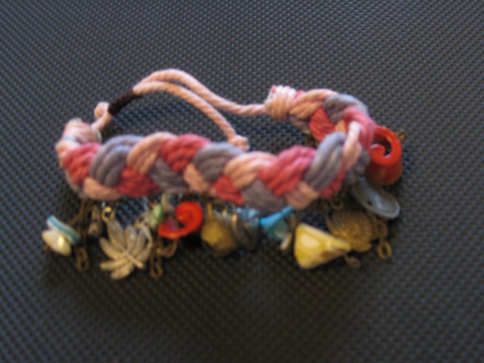 Cyprus Pink and Purple Bracelet