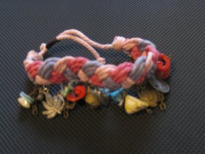 Cyprus Pink and Purple Bracelet