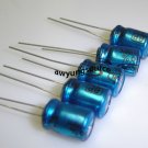 Bi-Polar 1.0uF-50V High Temp 105C Aluminum Electrolytic Capacitor - 5 Pieces