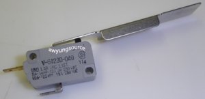 V5423D-049 SWITCH 5A-1/6HP 1/2A-125VDC/1/4A-250VDC