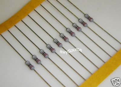 .22 OHM 1/2 WATT FUSIBLE RESISTOR 5% 10 PC PACKAGE!