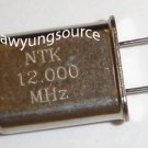 CRYSTAL 12.000MHz NTK RADIAL LEAD - HC4-9U BRAND NEW!