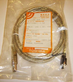 23-368-742 TOSHIBA USB 1.5M CABLE PDR-M4AN & PDR-M5 NEW