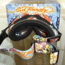 ED HARDY EHG-881 SMALL SKI GOGGLES POLARIZED BRAND NEW!