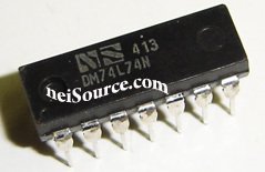 DM74L74N / 74L74N NSC ORIGINAL DUAL-D FLIP-FLOP IC