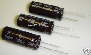 3900uF-25V ILLINOIS CAPACITOR 105C RCZM ELECT 3 PCS