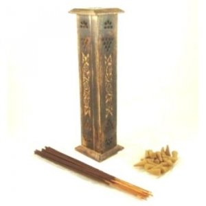 Lot of 8 Packs of 40 Incense Sticks/Cone Wooden Tower