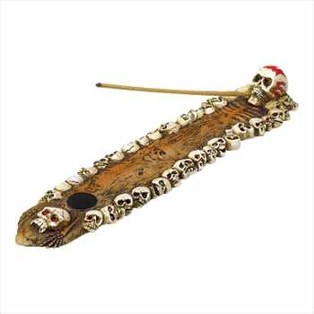 Lot of 10 Tribal Skulls Incense Burner