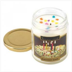 Sugar Cookie, Apple Pie, Cinna Nilla, Birthday Cake Scented Candles