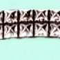 Two Row Pyramid Wristband - Item B334