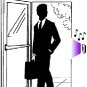 magnetic entry alert door chime office entry bell ez tone eztone