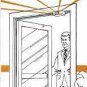magnetic entry alert door chime office entry bell ez tone eztone