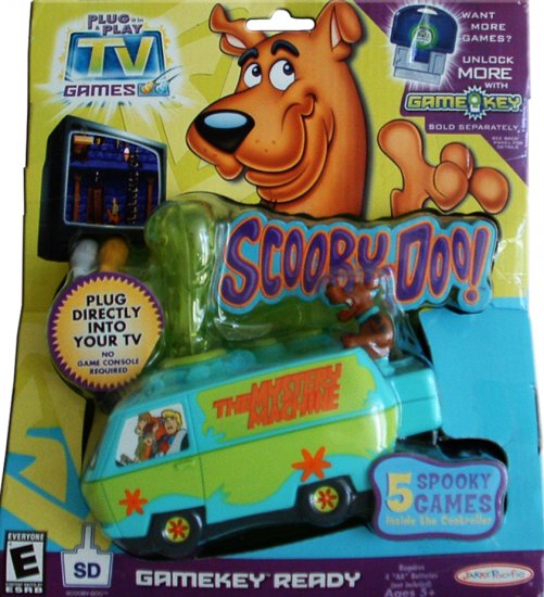 SCOOBYDOO! 5 In 1 Plug It In & Play Video TV Games New!