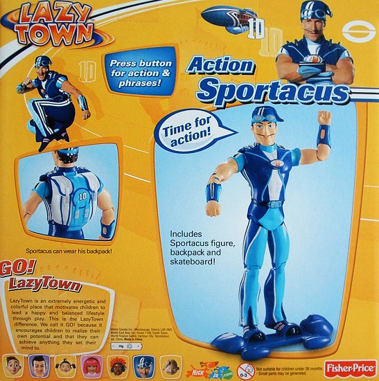 Lazy Town Sportacus Action Figure LazyTown