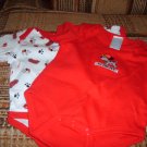 Boy's 0-3 Months Dalmation onesies NEW