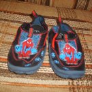 Boys Toddler sz M (9-10) spiderman water shoes