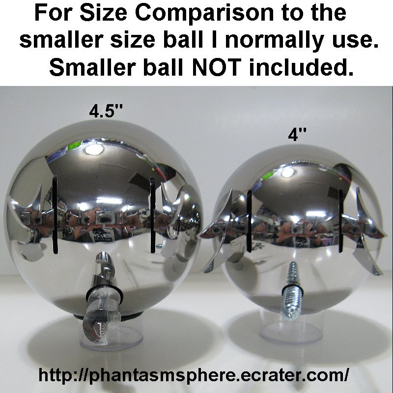 Larger 11 Metal Phantasm Sphere Ball Prop Replica P2la