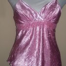 Pink crush sateen top