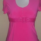 Pink with braided empire waist