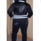Designer Black denim with rhinestone