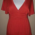 Fashion top with banded empire waist