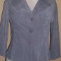 Grey faux suede stretch jacket