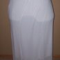 White long skirt with ruffled bottom