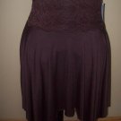 Brown skirt with upper lace