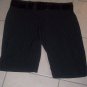 Black pin stripe with black belt
