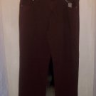Brown boot leg jeans
