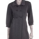 Grey jacket with collar with 6-button