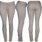 Grey stretchy skinny denim
