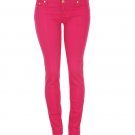 Fushia stretchy skinny jeans