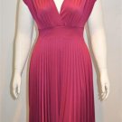Pleated knee dress