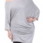 Mocha off shoulder top