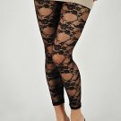 Black lace tights