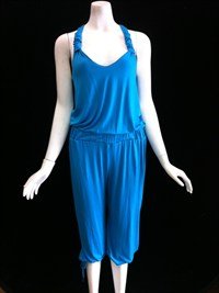 Capri jumper with split back