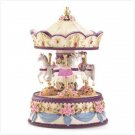 FLORAL MUSICAL MERRY-GO-ROUND