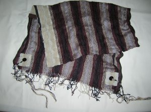 Brown & Tan Tallit Set