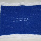Blue & White Crocheted Challah Cover