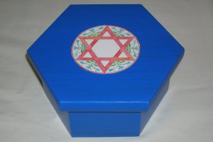 Blue Box with Star