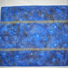 Blue and Gold Challah Cover