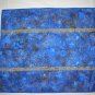 Blue and Gold Challah Cover