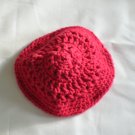 Crocheted Red Kippah