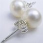 Genuine White Freshwater Pearl Studs Stud Earrings