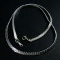Sterling Silver Plated Mesh Chain