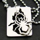 Silver "Spider" Pendant Necklace